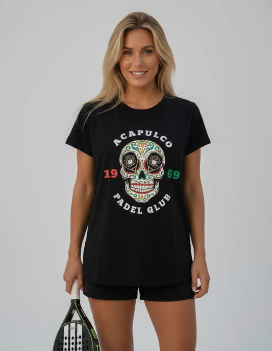 Acapulco 'skull' womens tee