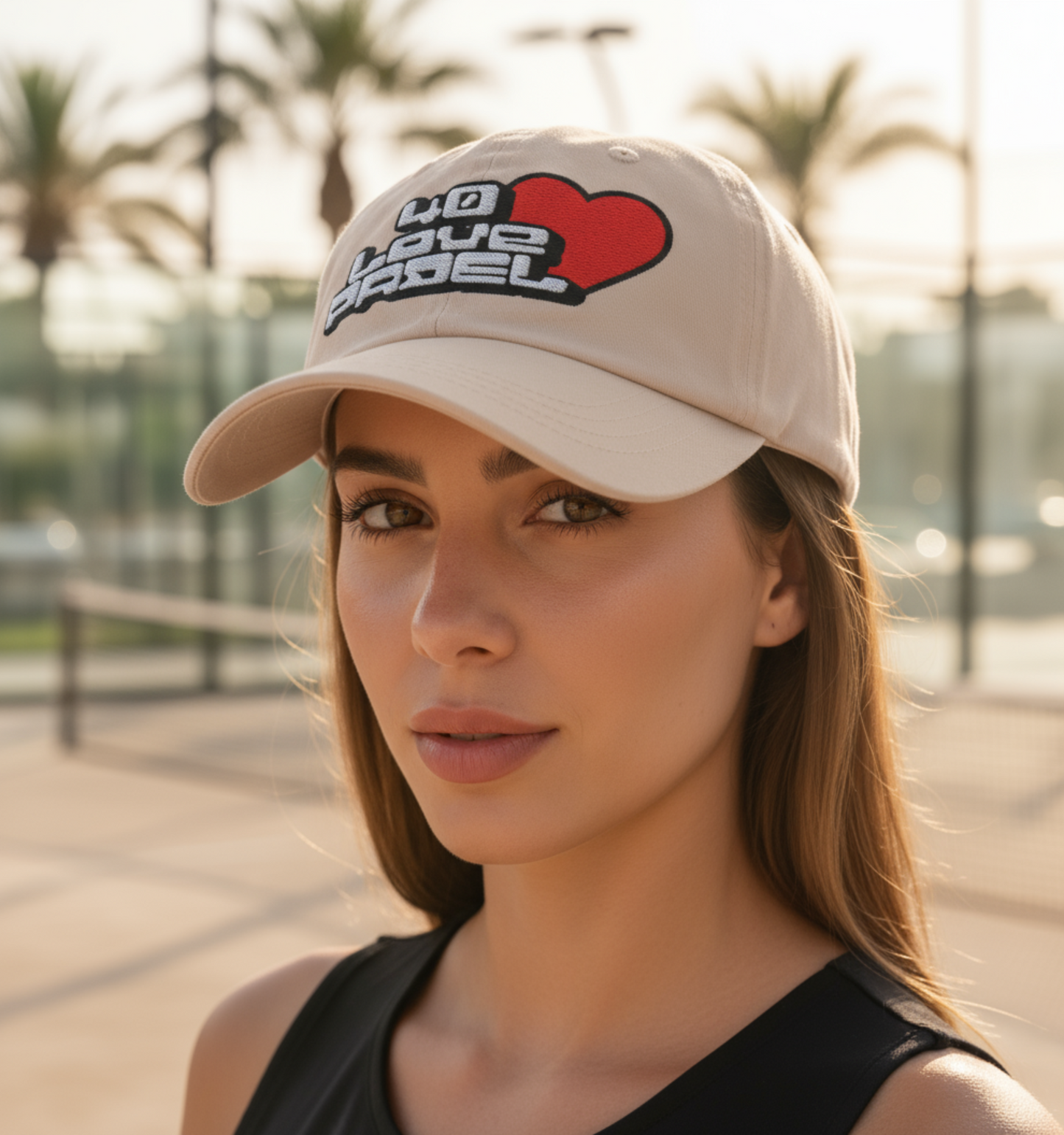 40 Love padel - 3d puff raised stitching hat