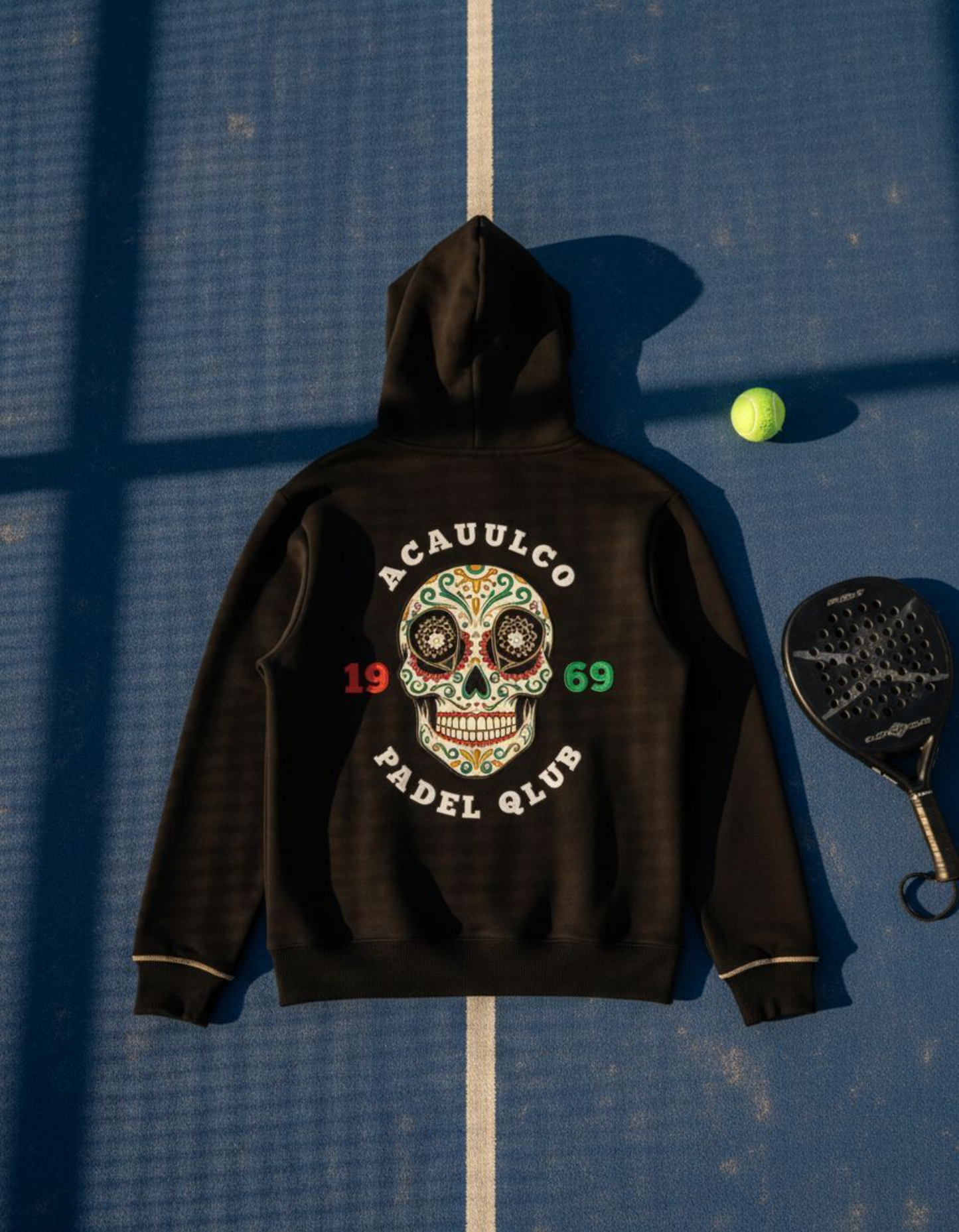 Acapulco 'skull' womens lux hoodie