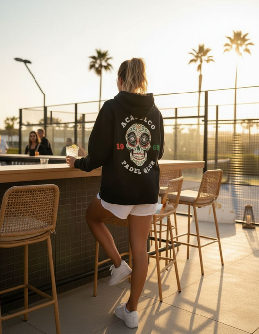 Acapulco 'skull' womens lux hoodie