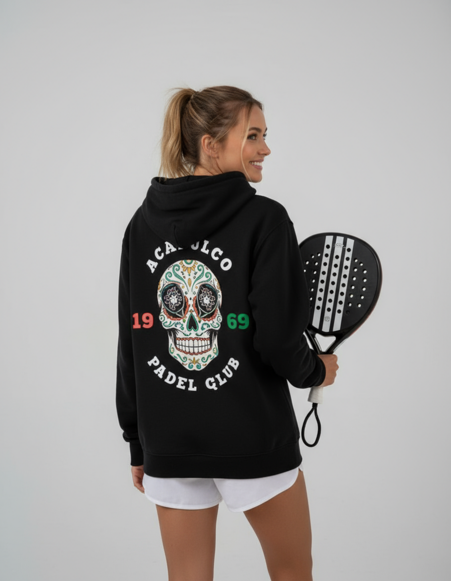 Acapulco 'skull' womens lux hoodie