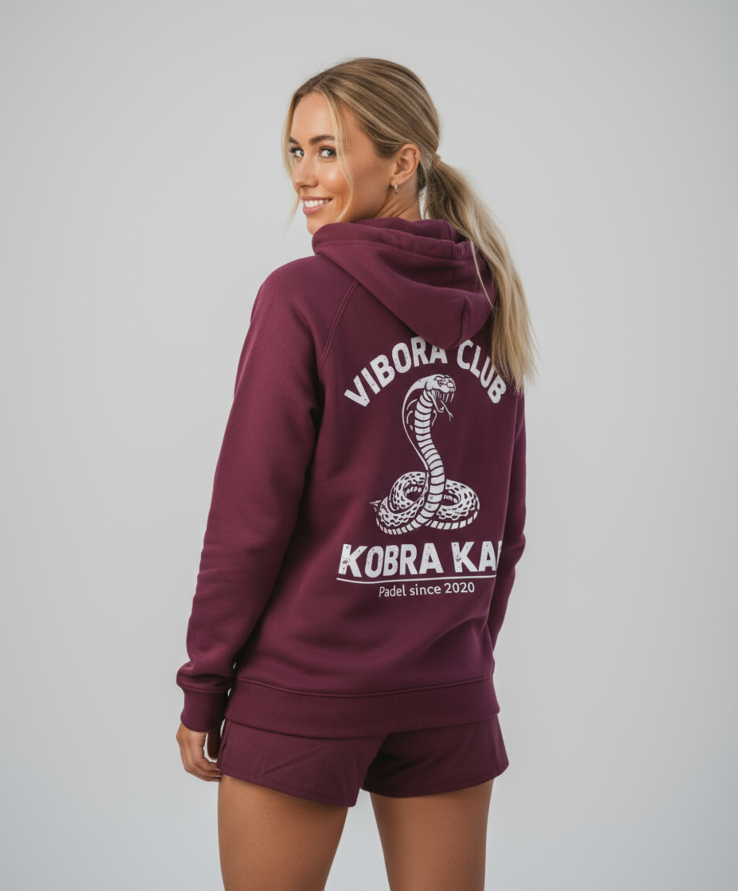 Vibora club womens eco raglan hoodie