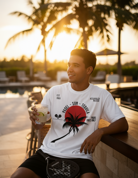 Padel, Sun, Tequila Tee
