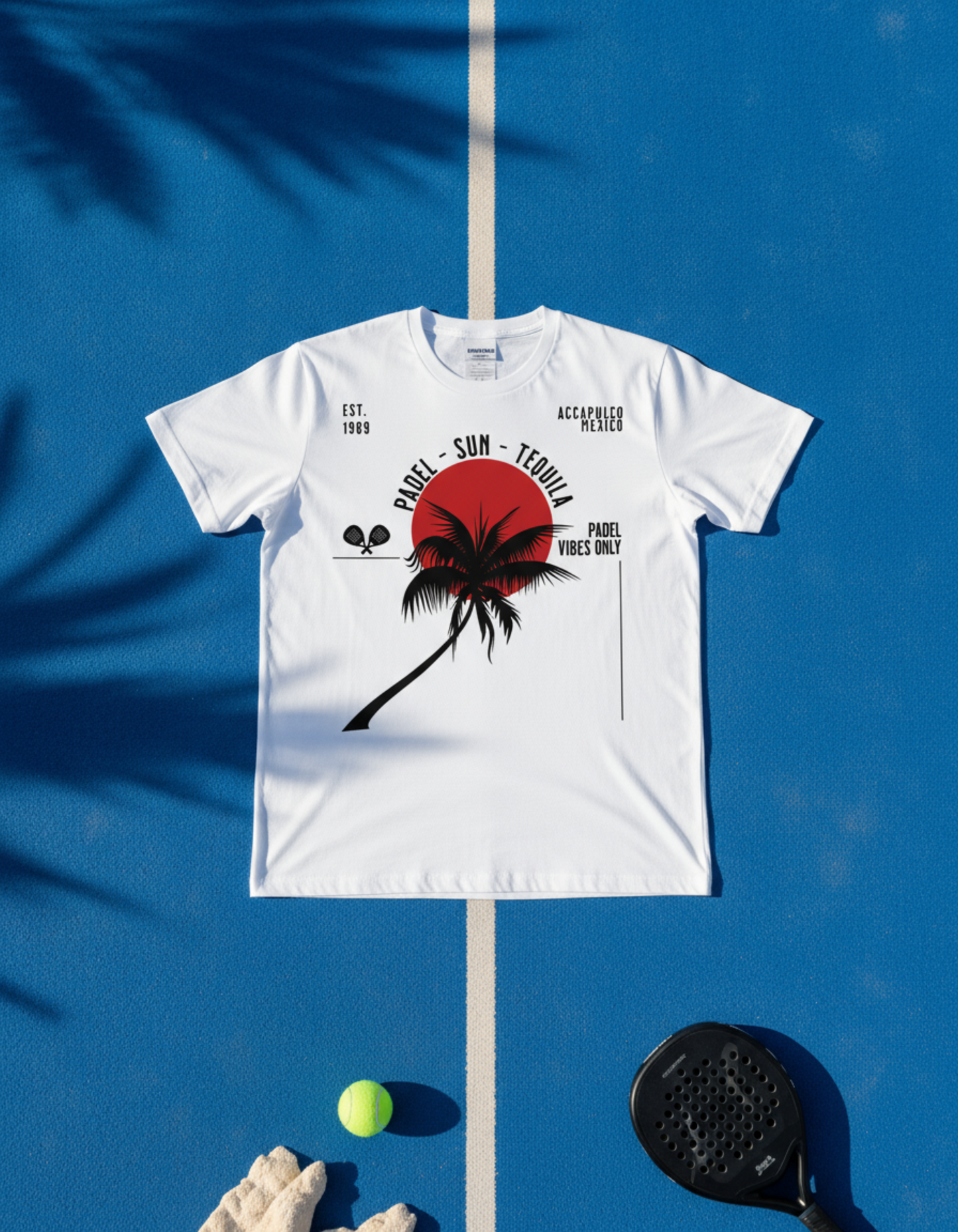 Padel, Sun, Tequila Tee