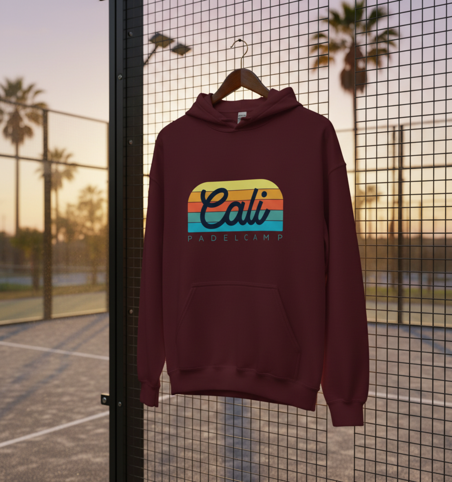 Cali Padel Camp mens hoodie